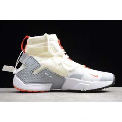 Nike Air Huarache Gripp Bej Rengi / Turuncu / Gri Lifestyle Ayakkabı Türkiye - RZPQ4FOP